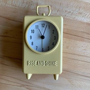 Magnolia Rise and Shine yellow clock